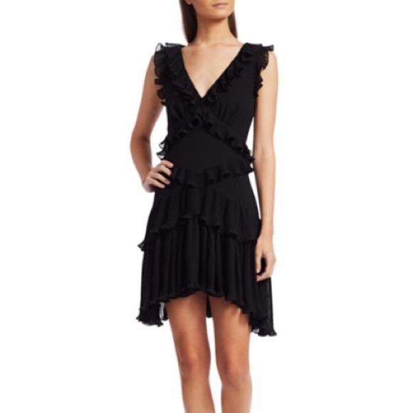 Zimmermann Super Eight Pleated Frill Mini Dress - Picture 1 of 5
